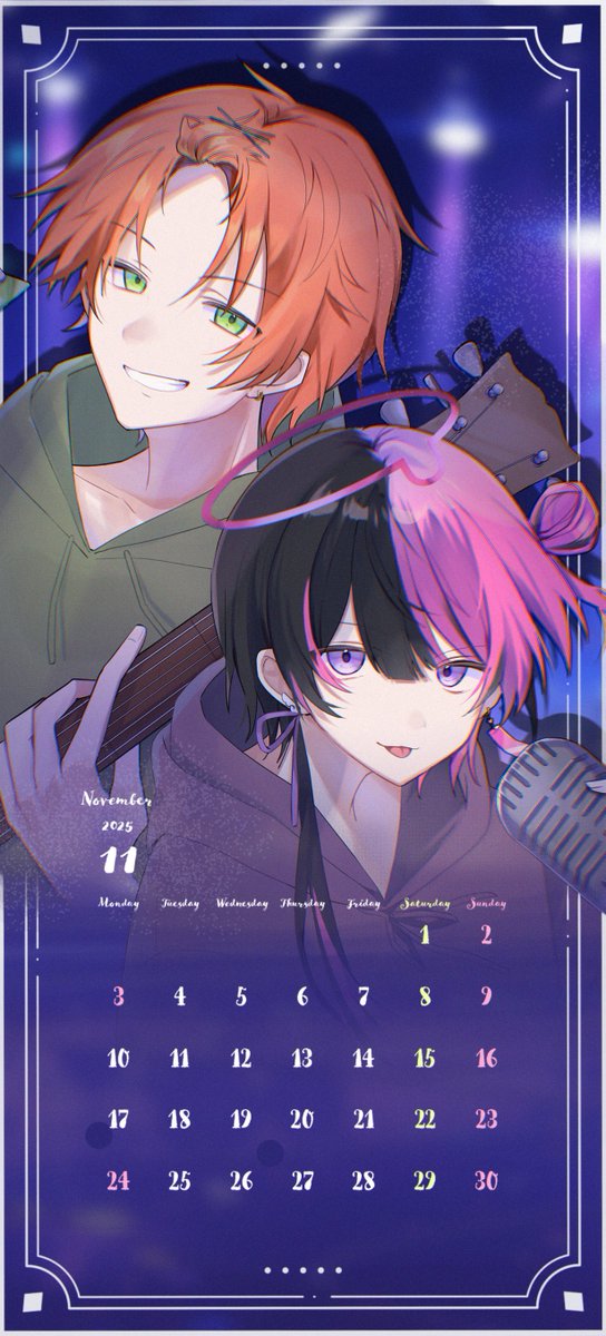 LunaticFixer_'s tweet photo. 【2025年11月カレンダー配布】

11月は「ロキ」Ver．

待ち受け画面などご自由にお使いください✨

#ルナフィク https://t.co/OnkiQ5nMgX