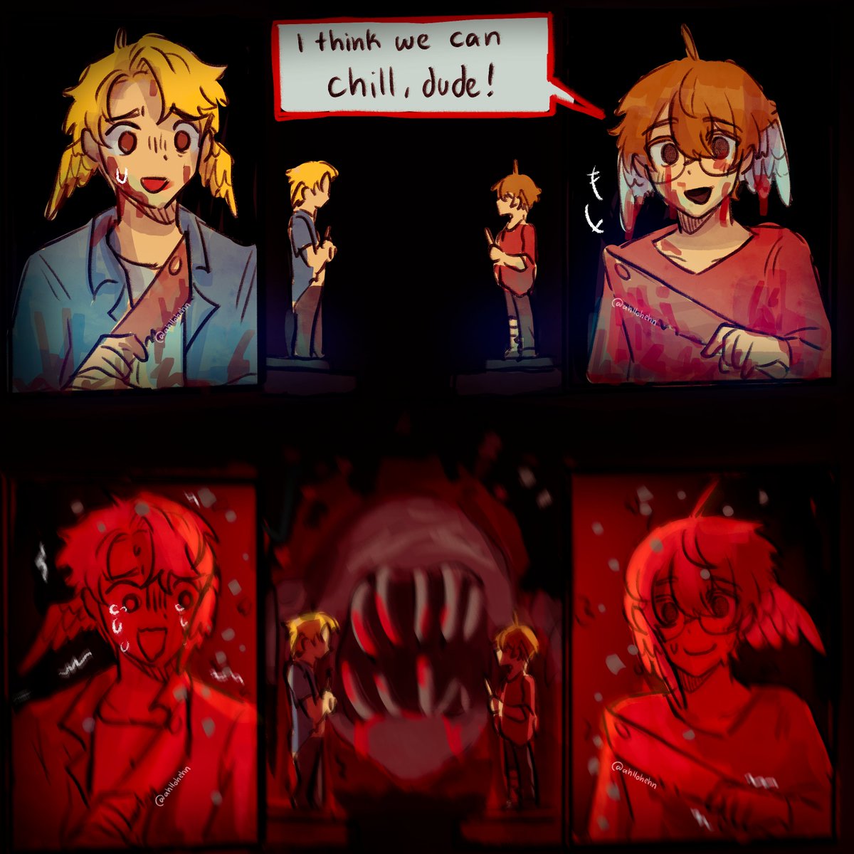 tw / blood 

comedic timing #solidaritygamingfanart #grianfanart