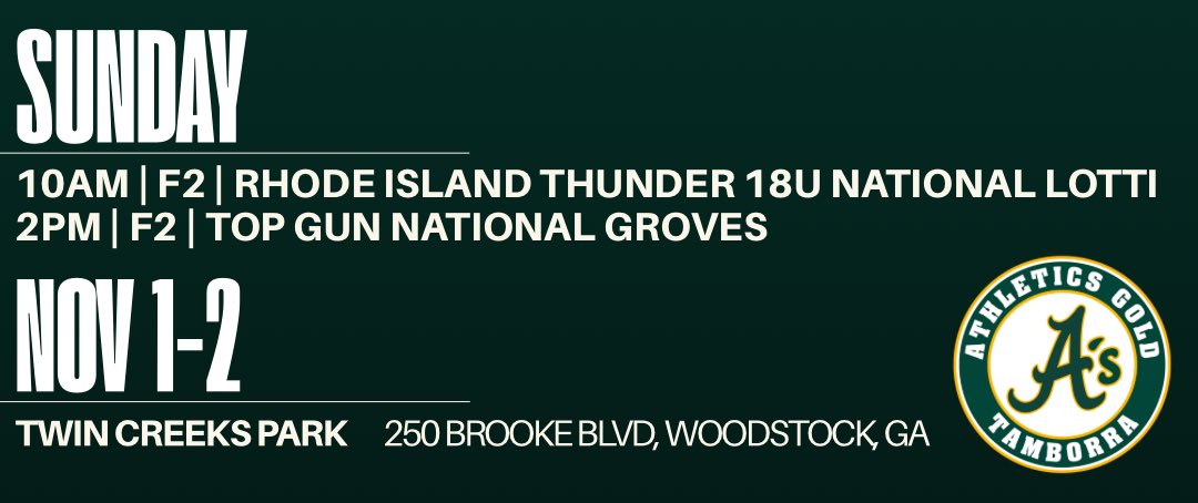 Come check us out today! @AGTTamborra16U <a href="/TamborraStacy/">Stacy Tamborra</a> <a href="/LineDsoftball/">Line Drive Media</a> <a href="/ExtraInningSB/">EXTRA INNING SOFTBALL</a> <a href="/SBRRetweets/">Softball Recruiting Reposts</a> <a href="/SoftbalAmerica/">Softball America</a> <a href="/PrepSoftball/">Prep Softball 🥎</a> <a href="/NateTompkins/">Coach Nate</a> <a href="/CoachDot_LU/">Dot Richardson</a> <a href="/CoachJordanSB/">Jordan Clark</a> <a href="/CoachLarissaA/">Larissa Anderson</a> <a href="/LSU_SandraMoton/">Sandra</a> <a href="/ashleychastain/">Ashley Chastain Woodard</a> <a href="/rittmanjohn/">John Rittman</a> <a href="/Coach_A_Mo/">coacн мoraleѕ</a>