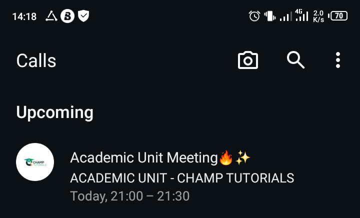 We've hit the ground running already.

The first General Staff Meeting [GSM] for the 2025/2026 Session was held yesterday and the first Academic Unit meeting is scheduled already.

CHAMP is truly the best place you can find yourself  as an aspirant.

#Nigeriano1onlinetutorials