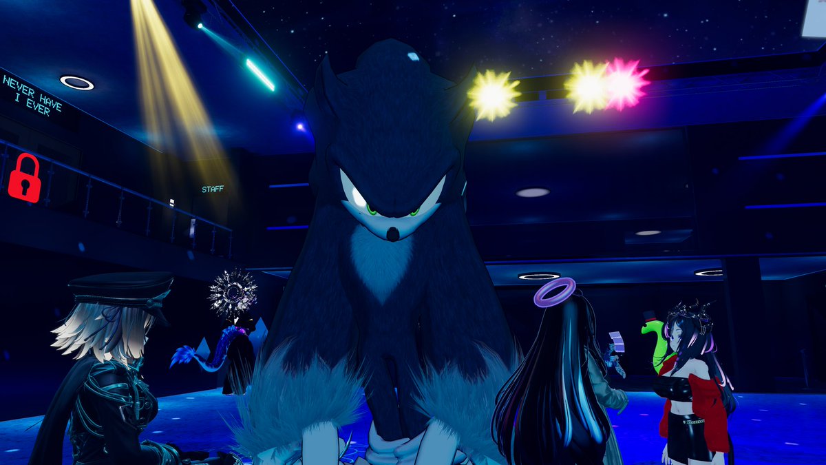 Skulls_VT's tweet photo. TY for joining us for the collab party in VRChat - It was an absolute BANGER✨

The DJs had stellar sets &amp; so many friends came through~!

Looking forward to the next one with the Astropulse crew💜 https://t.co/koSEmBnwCu