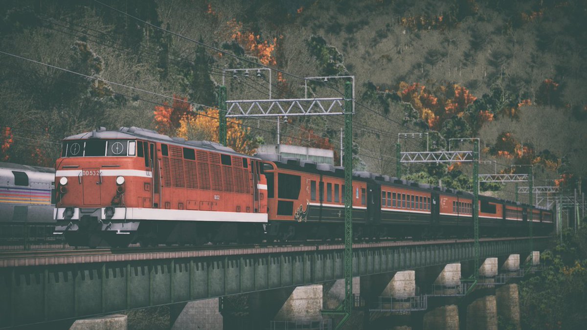 NyahoTaro's tweet image. 夢のまた夢Sim #RailSim