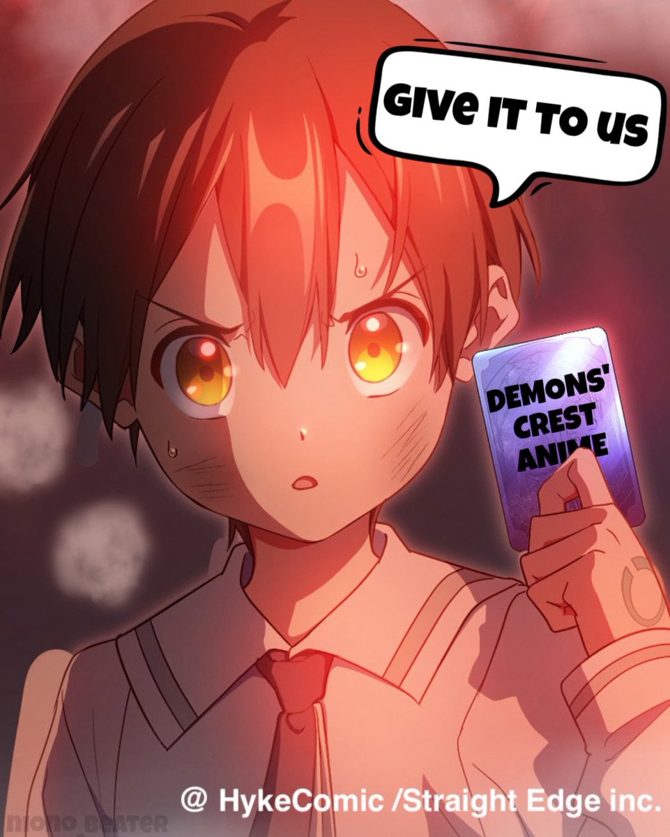 Niono_beater's tweet image. Should I start a format like &quot;posting until SAO anime does something&quot; but instead with &quot;posting until they announce a Demons&apos; Crest anime adaptation&quot;?🤔 (even though that would probably mean I&apos;d have to post for years lol) #DemonsCrest #デモンズ・クレスト #デモクレ #demokure