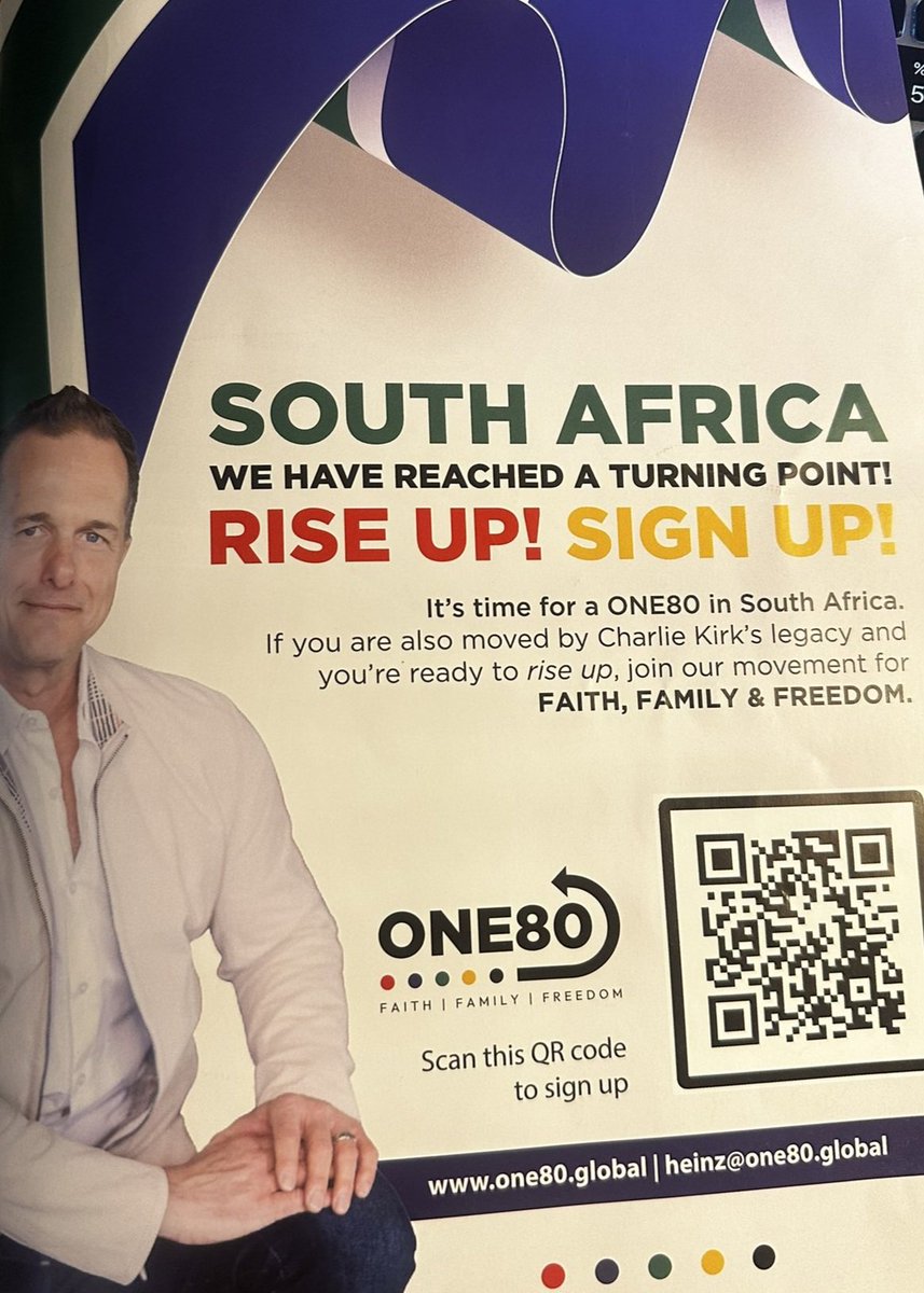 Christian Nationalism seems to be infiltrating every aspect of our lives. Our first idol must have consciously known that when he prints 'We have reached a #TurningPoint' that is attempting to be SAs Charlie Kirk &amp; we really don't need this dangerous political ideology to save us