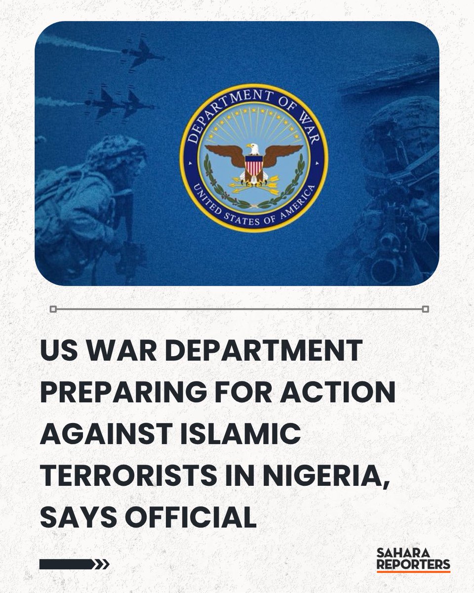 US War Department Preparing For Action Against Islamic Terrorists In Nigeria, Says Official | Sahara Reporters bit.ly/3WA2Mig