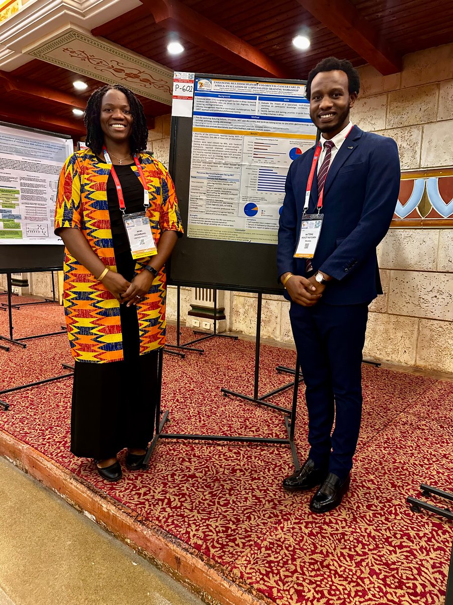Team <a href="/POHER_NGO/">POHER</a>  set-up the abstract <a href="/AORTIC_AFRICA/">AORTIC</a>  scientific meeting for Angelo Autiak (POHER Scholar Alum) 

Visit Poster 602: 
“ENHANCING MULTIDISCIPLINARY COLORECTAL CANCER CARE IN AFRICA: EVALUATION OF A SPECIALIZED TRAINING WORKSHOP”

#Mentorship