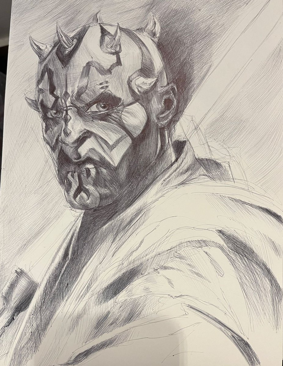 Darth Maul WIP 
#StarWars #darthmaul #StarWarsVisions
