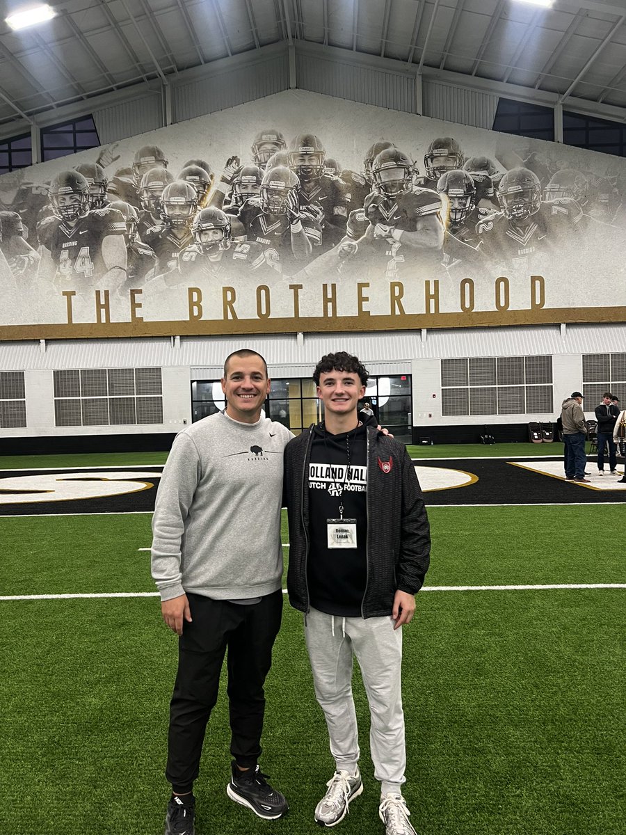 Had a great Gameday visit at <a href="/Harding_FB/">Harding Football</a> this weekend! Thank you <a href="/Coach_Blank/">Sam Blankenship</a> and <a href="/ltribb3/">Luke Tribble</a> for having me out!