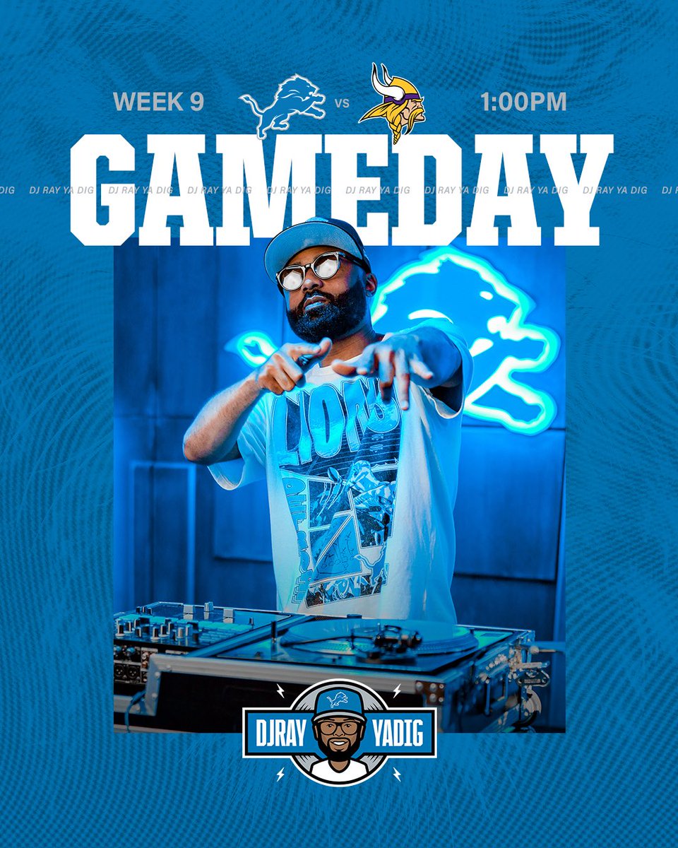 Fresh off the bye week! Back home to Defend the Den. It’s Gameday Detroit! #OnePride