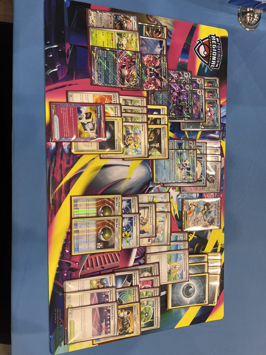 PokeRajveer's tweet photo. Top 256 Gdnask regionals! Unfortunate end to day 2 and day one with the last round loosing to @TordReklev. Definitely a humbling moment lol. Still a decent run at it and definitely was selling with some deck inclusions and none inclusions.
Ggs into Vegas! https://t.co/nro3YdXdW1