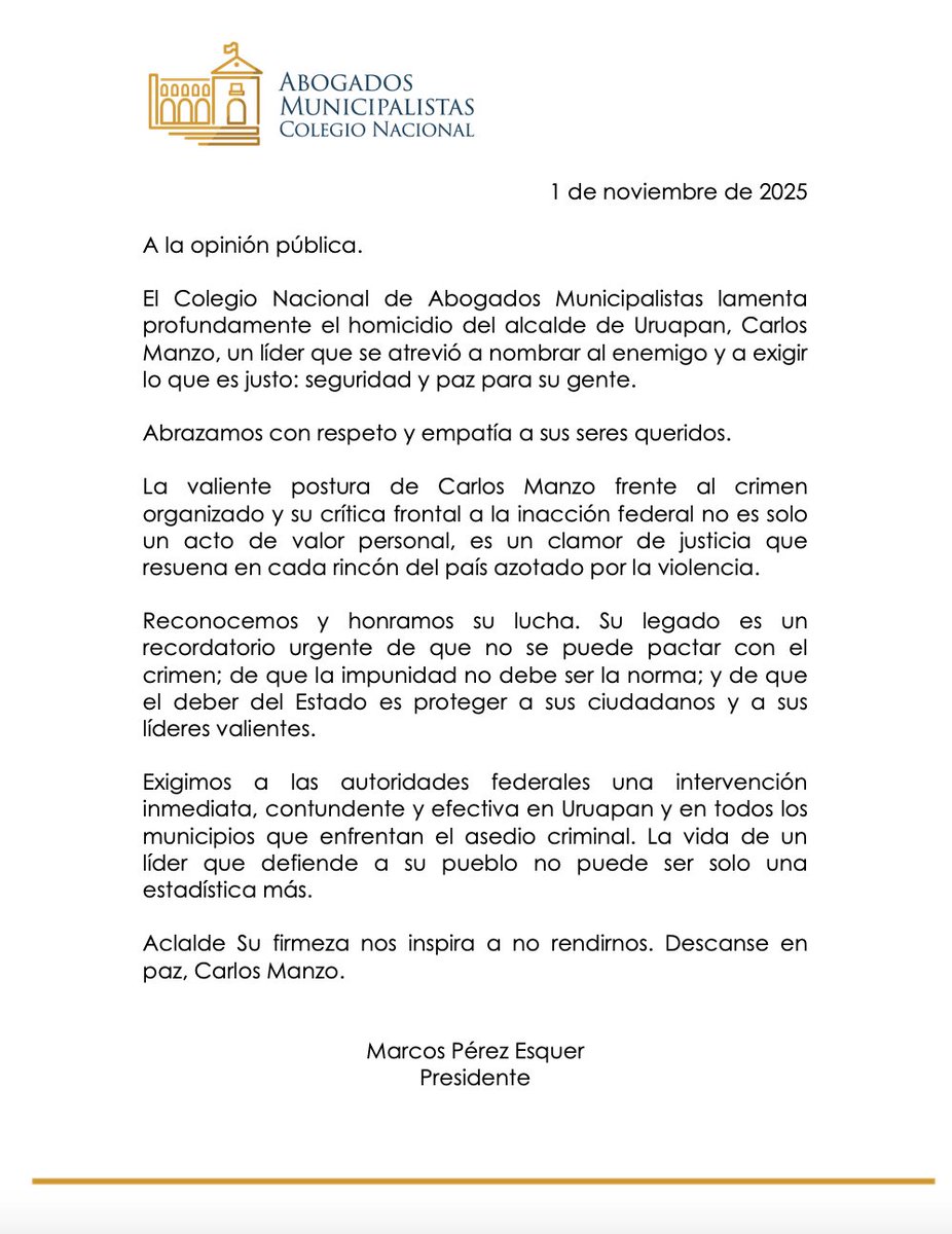 Colegio Nacional de Abogados Municipalistas tweet media