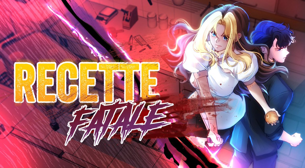 🔥 Découvrez Recette Fatale, le tout premier webtoon Original Mangadraft : mangadraft.com/reader/recette…

Sanae pensait participer à un simple concours culinaire.
Mais derrière les fourneaux, quelque chose se trame…
Amour, secrets et trahison s’invitent au menu — et chaque recette