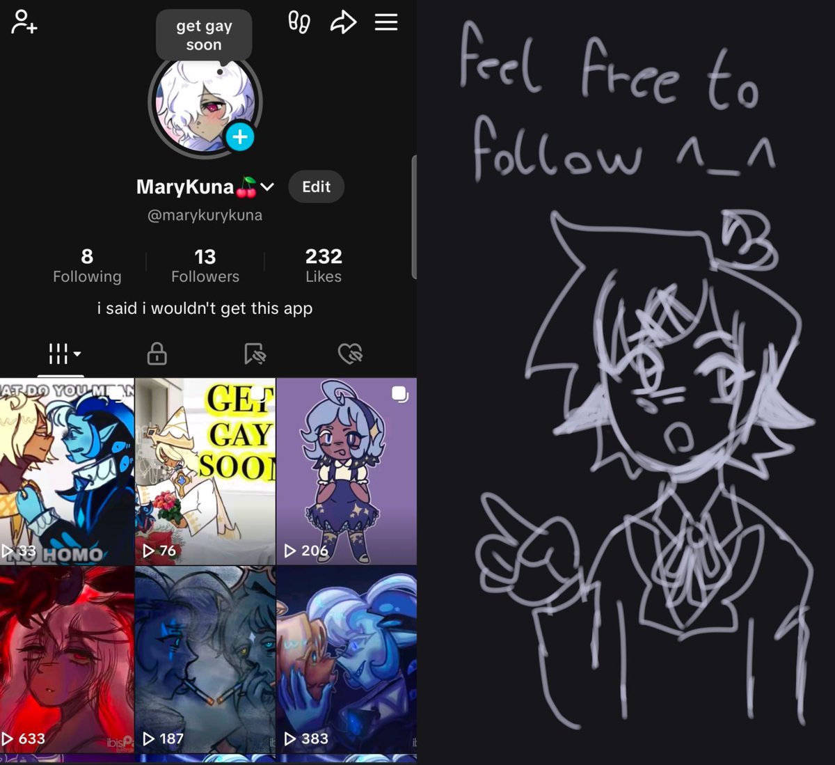 alsooo i have a tiktok so feel free to follow me there as well ^_^