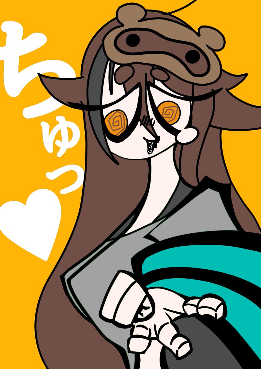 ♡むちゃこ♡ むちゃ子さん初めて見た時からずっっっっと描いてみたかったんです(⁠ﾉ