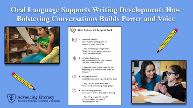 TCAdvancingLit's tweet image. #9 Talk During #Writing: Support Idea Development, Clarity, &amp;amp; Precision in Writing: Rereading writing helps Ss 2 catch missing ideas, recognize awkward phrasing, &amp;amp; often generates new thoughts.

advancingliteracy.tc.columbia.edu/blog/oral-lang…

#teachers #ProfessionalDevelopment #education #literacy