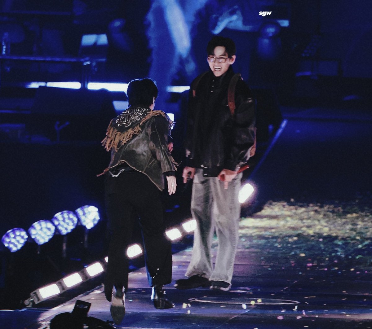 Taehyung was so happy 😭