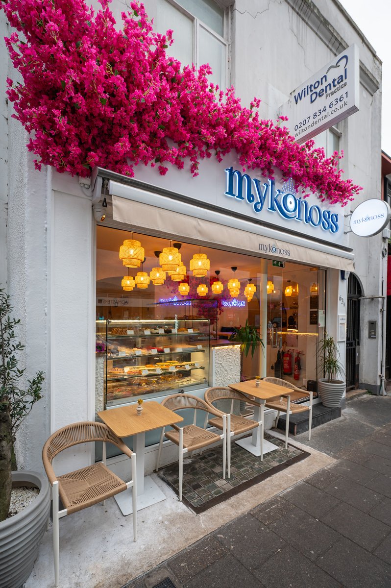 MykonosVictoria's tweet photo. A little slice of the Mediterranean in London ☀️🌿
Bright blooms, warm lights, and irresistible pastries — Mykonoss brings island café vibes to the heart of the city.
Whether you're here for a morning coffee, fresh bakes, or a dreamy afternoon break, we’ve saved you a seat ✨ https://t.co/clkgPiZXgY