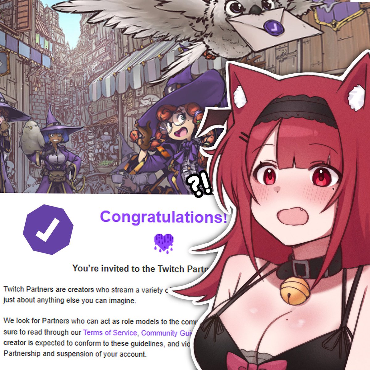 I FINALLY GOT TWITCH PARTNER 🥹

These past couple months went by so fast and I feel so eternally grateful for my community and everyone who believed in me during the journey, I hope I made everyone proud 🤍