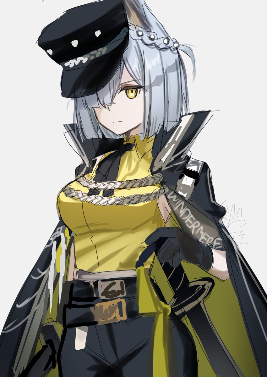 AK_0929_'s tweet photo. #アークナイツ版深夜の真剣お絵かき60分一本勝負
デルフィーン https://t.co/mWYrIFBKqa