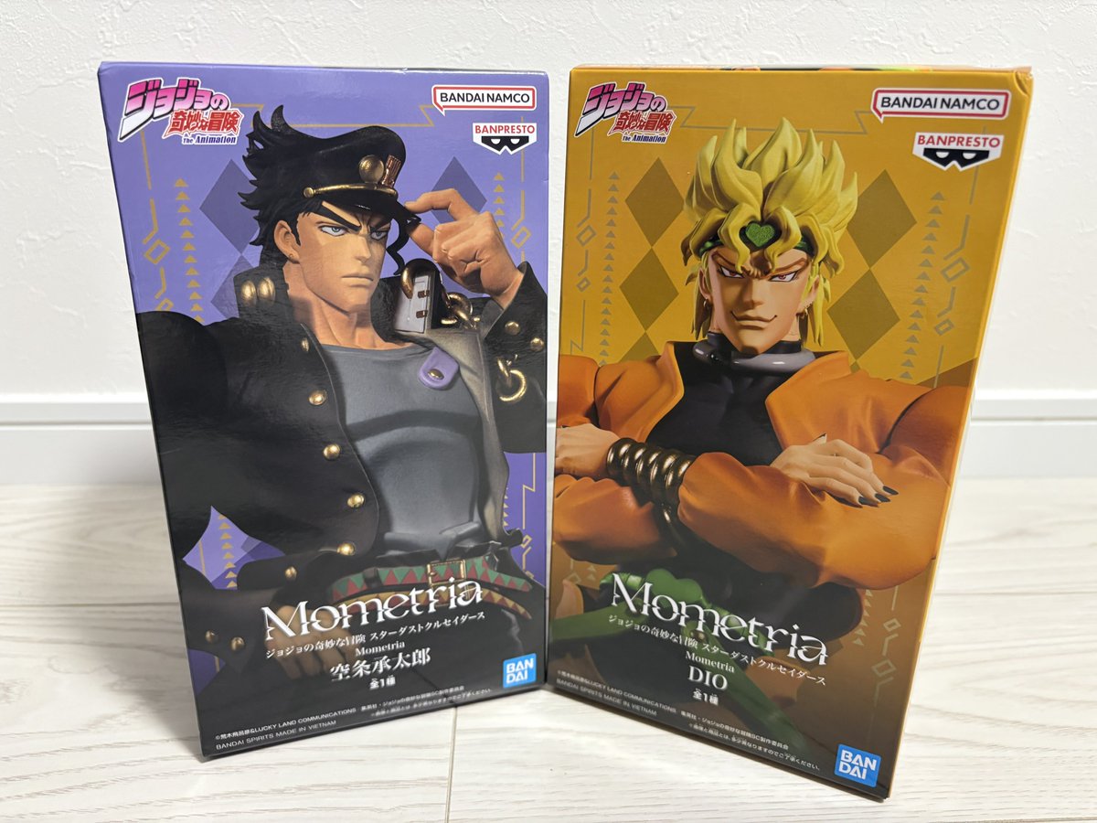 クレーンゲームの才能やはりある
セットでそこそこの金額で売れないかしら笑
#ジョジョ 
#空条承太郎
#DIO