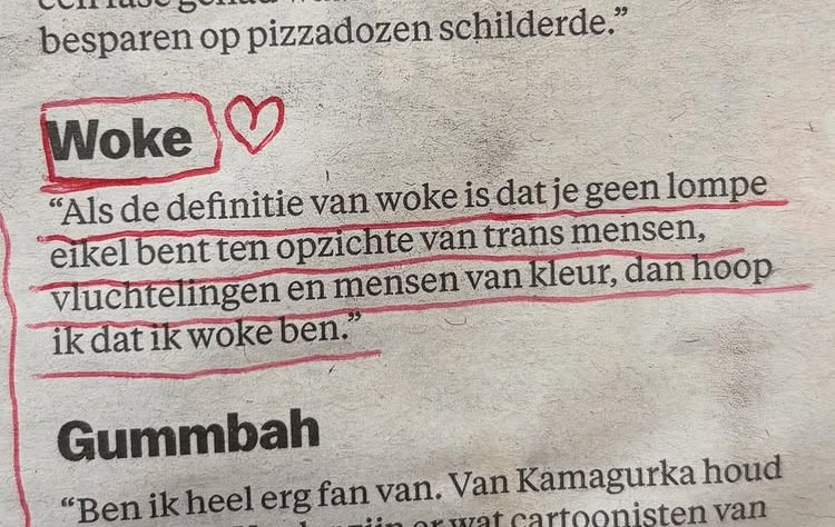 Jip van den Toorn in het Parool. Helemaal
Met haar eens!