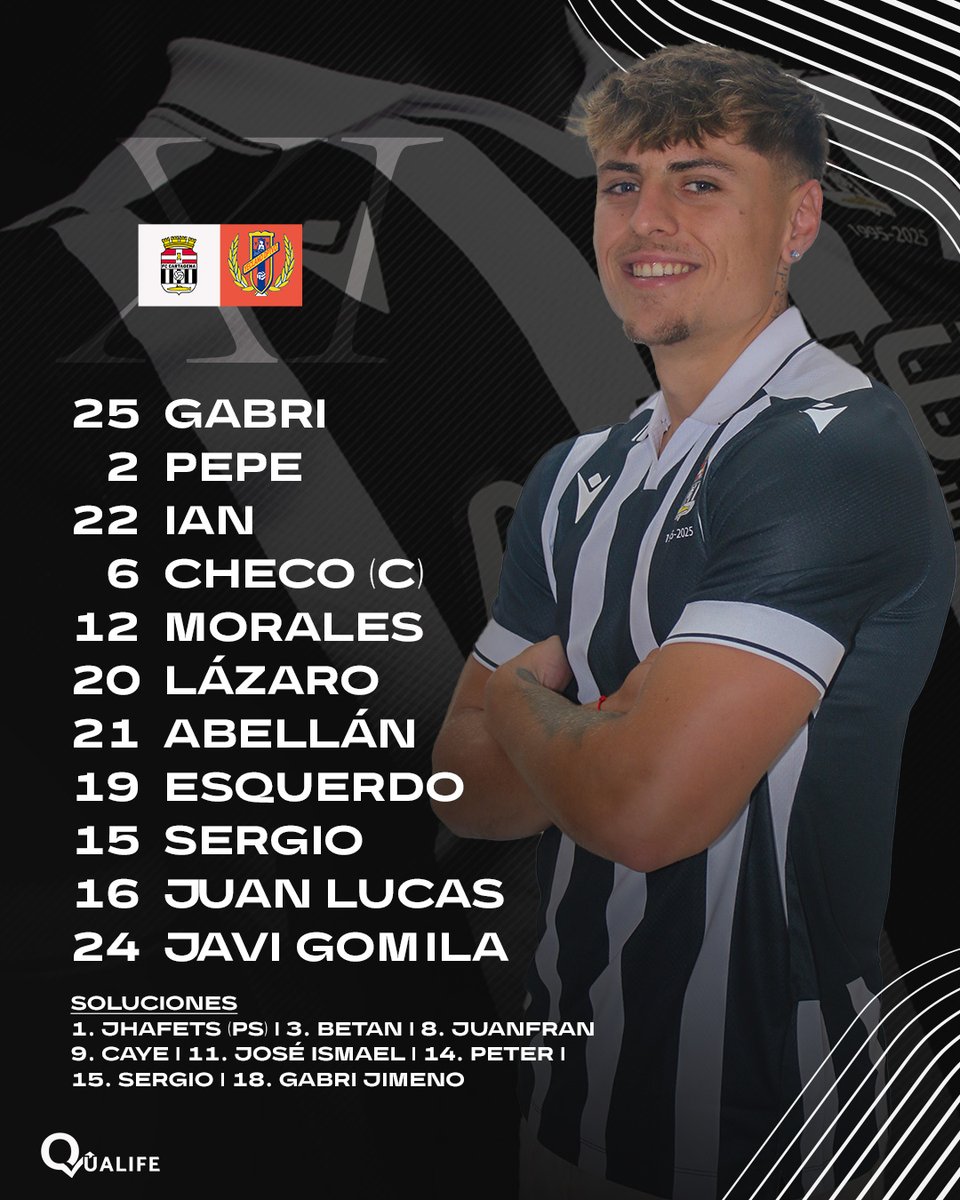 📋 Ya tenemos el XI inicial del FC Cartagena 'B' para enfrentarse al filial del <a href="/Yeclano_dptvo/">Yeclano Deportivo</a> en Ciudad Jardín.

📺 <a href="/FootballClub/">FootballClub</a> 

#CartagenaBYeclanoB
#TerceraFederación
#CanteraAlbinegra