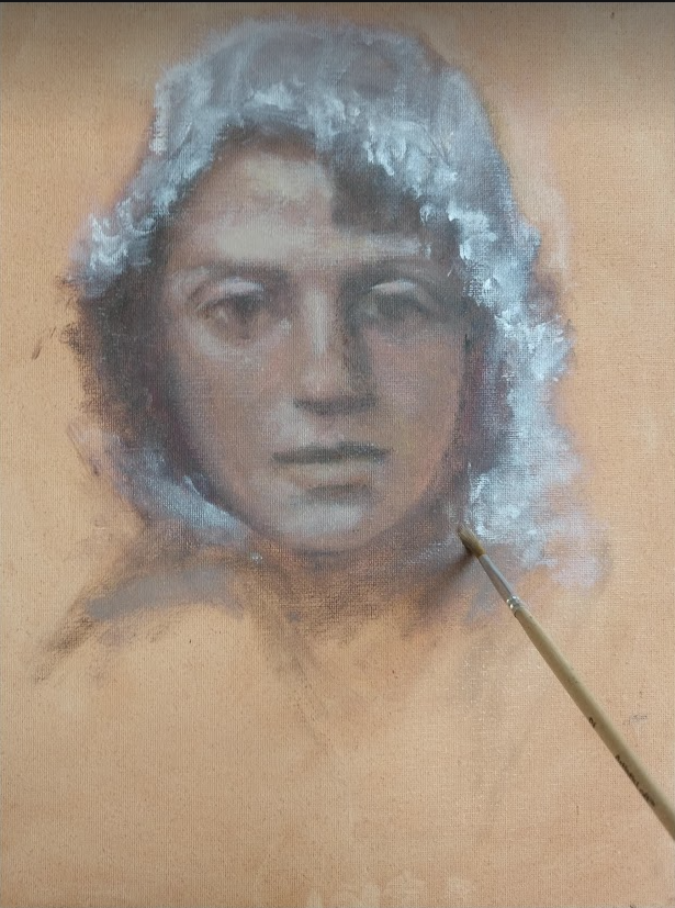 davidbuckbinder's tweet image. Peter was a member of our club and attended my painting classes. He passed away in 2022. He loved portrait painting and asked me to paint his mother. This is the only picture I have of the painting. I gave him the completed portrait. I so miss this guy.