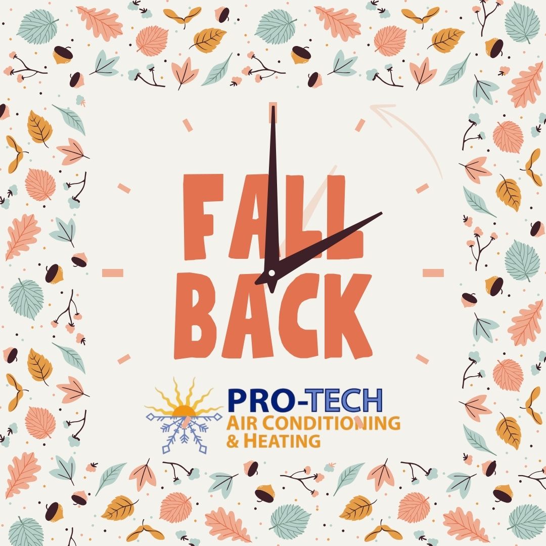 ProTechACH's tweet image. Time change reminder: Fall back this weekend! Don’t forget to adjust your clocks and change your HVAC filter while you’re at it. 

#ProTechAC #FallBack #HomeComfort #HVACTips