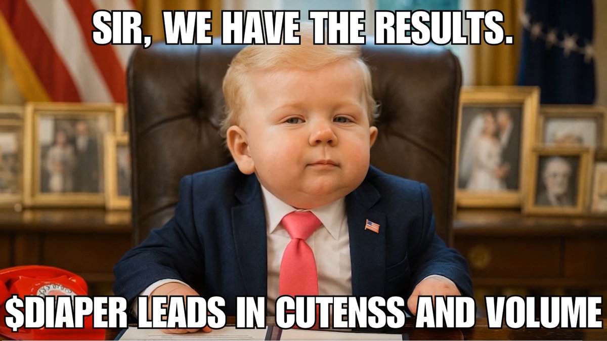 DiaperonSol's tweet photo. $DIAPER 👶💩
Charity meme coin supporting @DiaperDiplomacy 🌍
🔒 Supply LOCKED
👶 Royalties via @BagsApp → @StJudeResearch 💖
♾️ Unlimited memes, zero shame
🚼 We’re #MEMINGFORBABIES
📜 A4T3iJEayZ5vPa95obkNNUK5DkJNu2ebc3wZnJeZBAGS
#charity #solana 🚀🍼 https://t.co/7rU0peZ59S