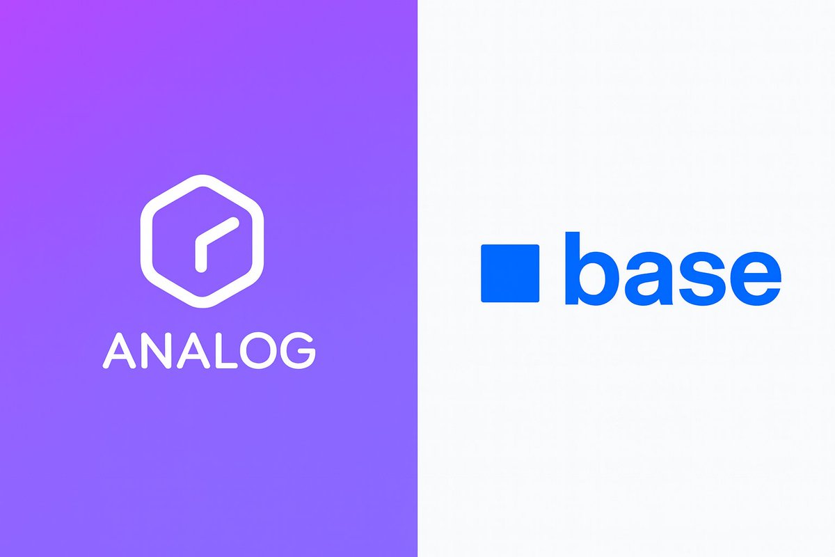 ~ <a href="/OneAnalog/">Analog 🕓⛓️</a> is live on Base!

You can trade $ANLOG on Uniswap V2 or even launch your own token on <a href="/Firestarter_fun/">Firestarter</a> in just a few minutes.

> Faster transactions
> Lower gas fees
> Access to one of the most active onchain communities

Going live on Base is a big step more