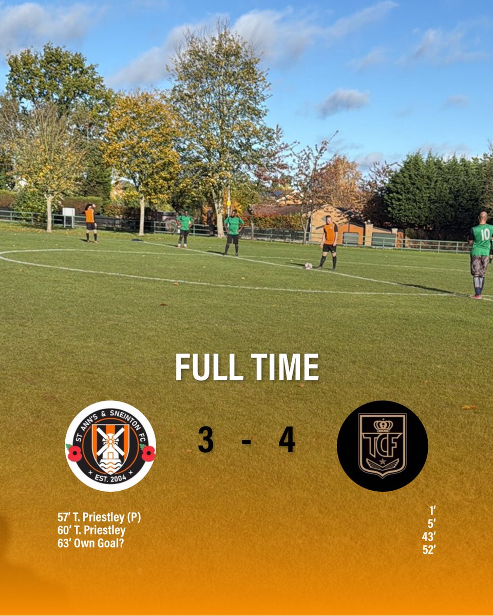 Full Time

We exit the EMPAL Cup after a narrow defeat

4-0 down and came back fighting but couldn’t grab the equaliser 

Full focus onto the league 🟠⚫️