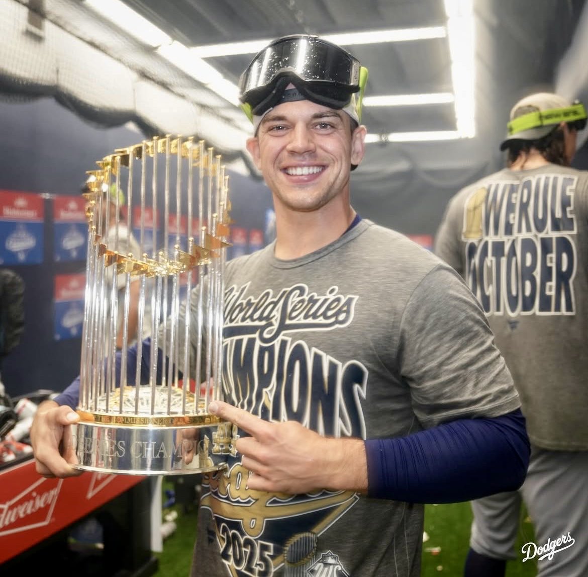 JoeOLeksy's tweet image. Congratulations to the Dodgers and Ben Rortvedt, 2025 World Series Champions. It was an unexpected/wild ride for Ben. He got an opportunity and worked hard to take full advantage of it during that critical last month of the season and start of the playoffs! You earned that ring!
