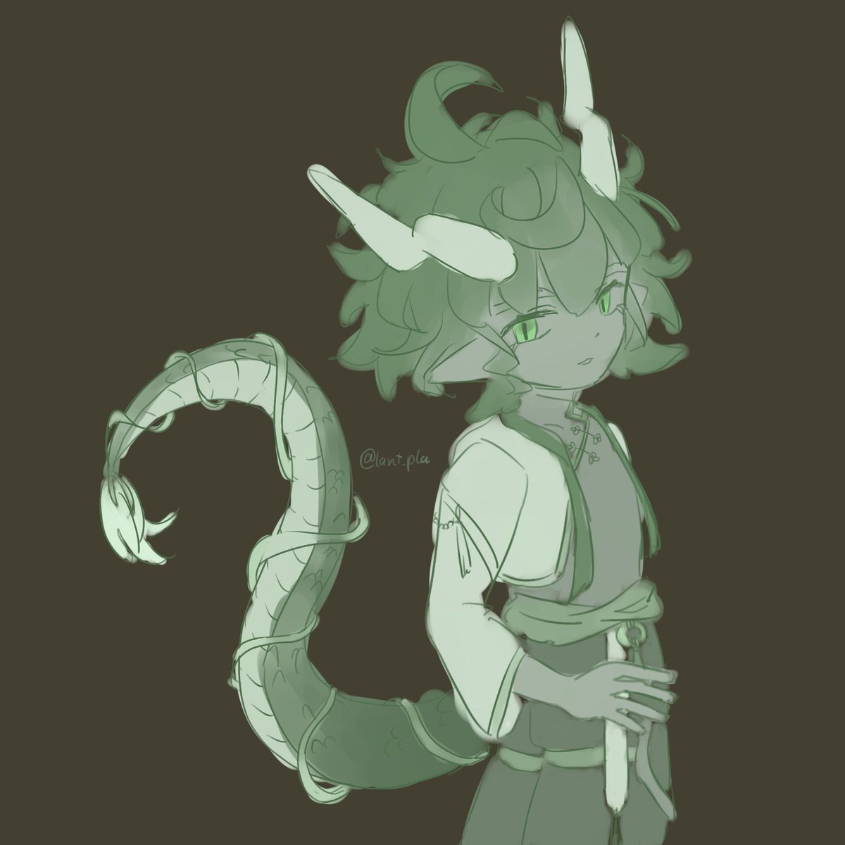 東洋竜らしく羽なし尾強めﾈﾌ