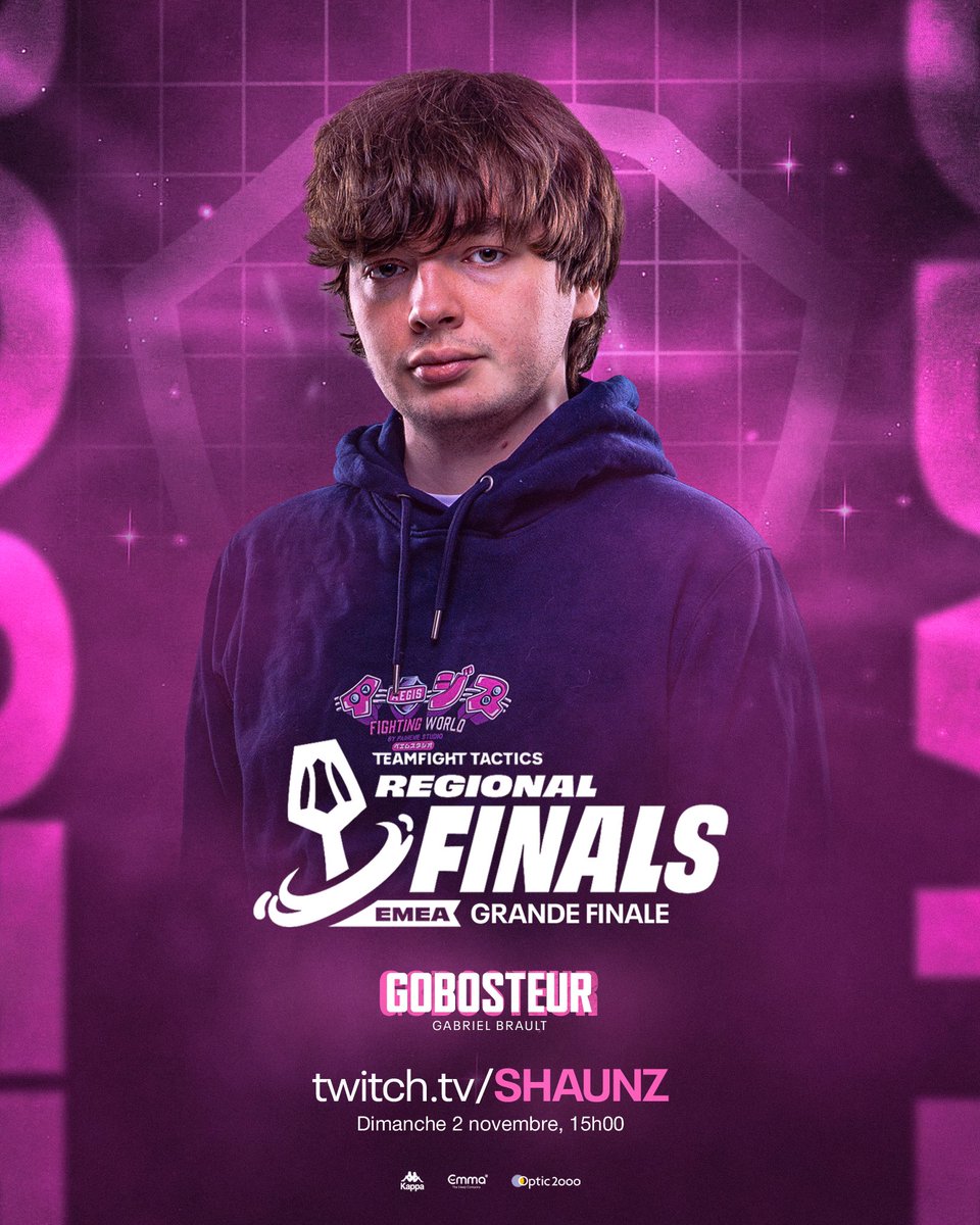 𝗘𝗠𝗘𝗔 𝗥𝗲𝗴𝗶𝗼𝗻𝗮𝗹 𝗙𝗶𝗻𝗮𝗹𝘀 : FINALE 

C’est parti pour la grande finale de ce championnat d’Europe !

Si la qualif aux Worlds est déjà assurée, il faut aller chercher le titre 👑

➡️ twitch.tv/shaunz