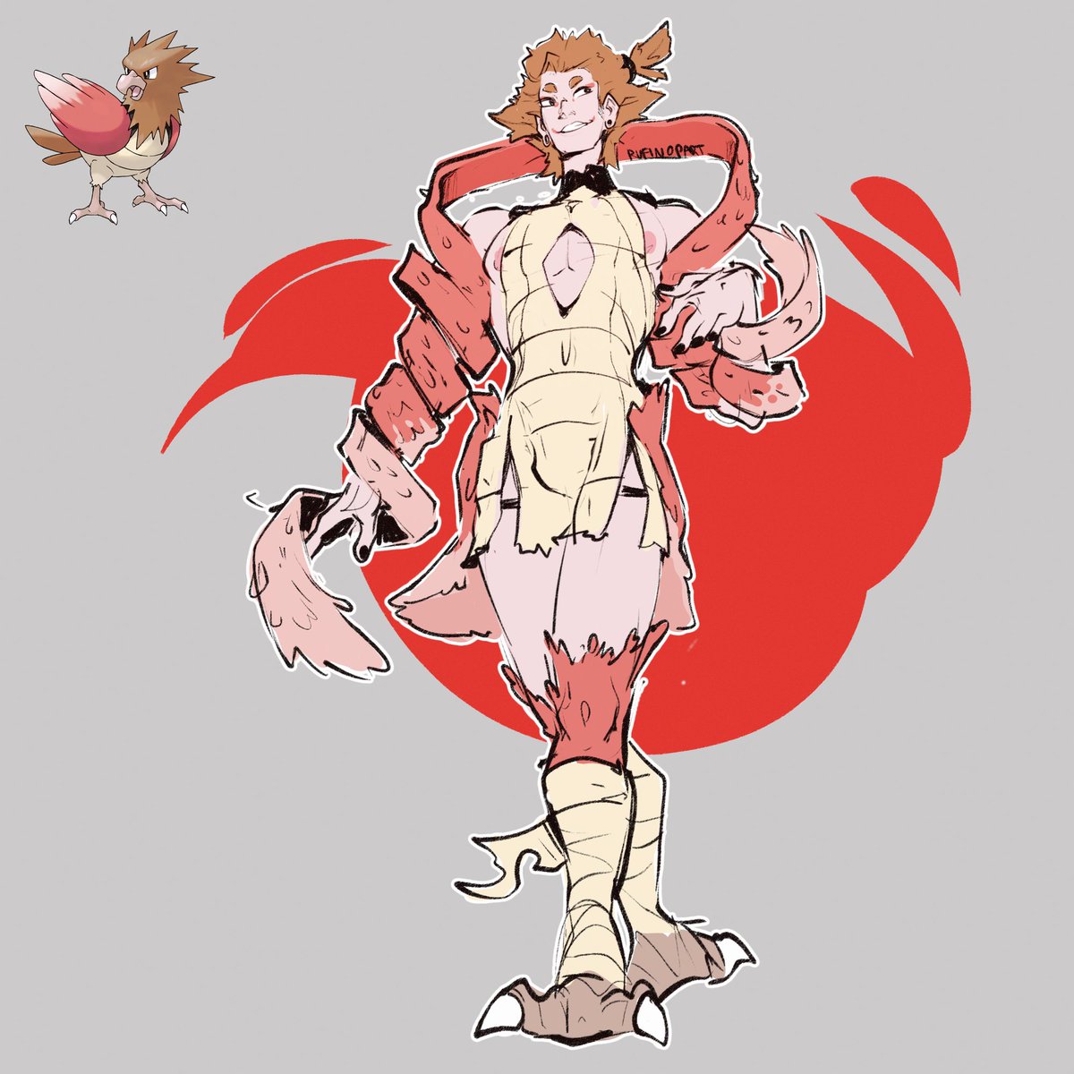 rufinopart's tweet photo. day 9 drawing pokemon | #spearow https://t.co/ul3vkTXMVH