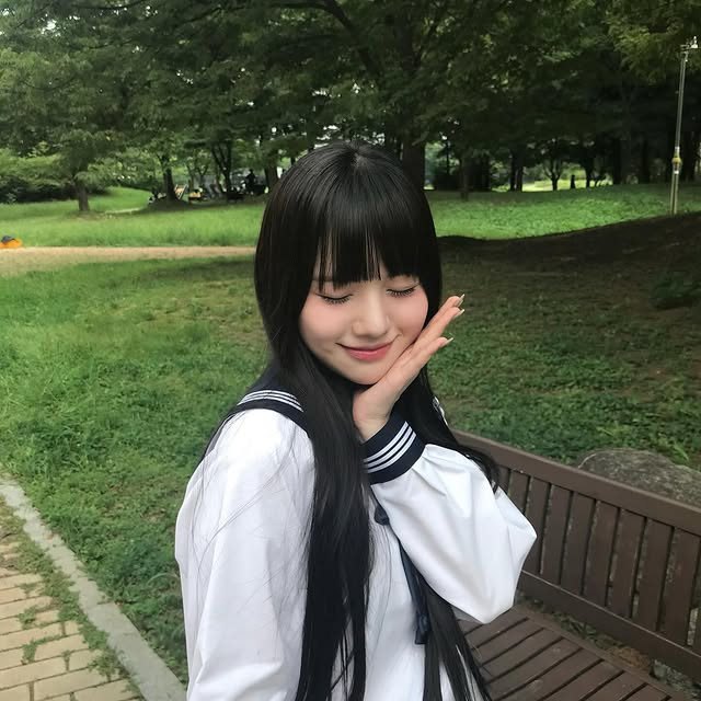 seriwna's tweet photo. be honest… am i cuter, or the view behind me? 🥺 https://t.co/yM9aOW2n7M