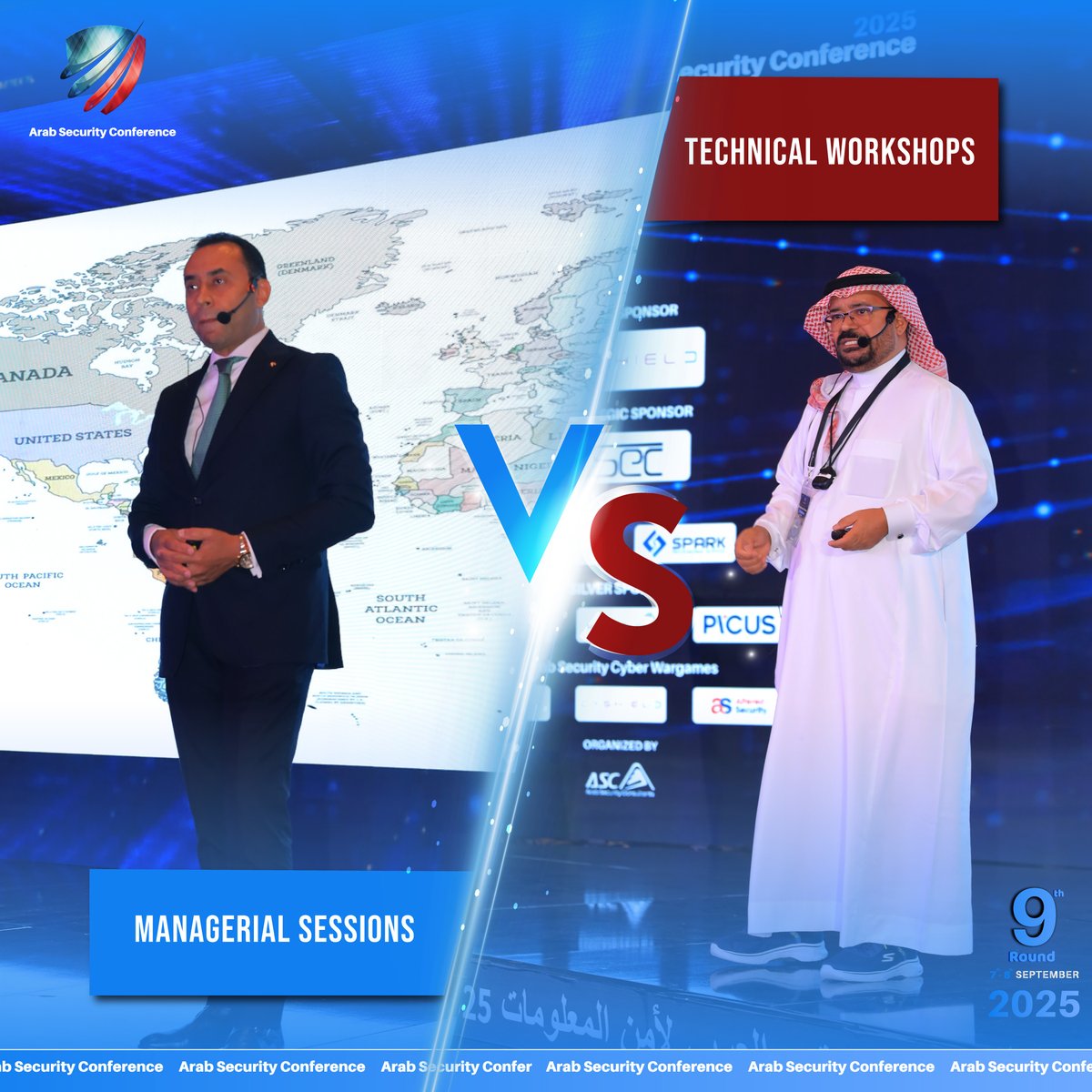 At Arab Security Conference 2025, cybersecurity was explored from every angle.
Technical Workshops delivered hands-on learning, while Managerial Sessions focused on strategy and leadership — together shaping a unified vision for cyber resilience.
#ASC2025 #CyberSecurity