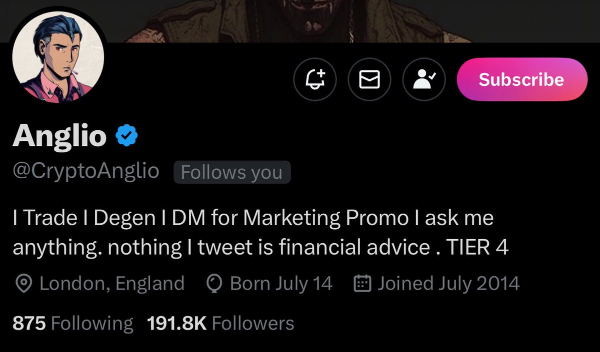 W <a href="/CryptoAnglio/">Anglio</a> fr 🔥 

Chad of a degenerate and also a cool guy.