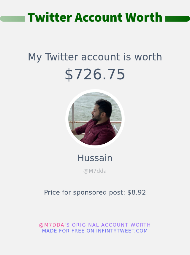 Hussain tweet media