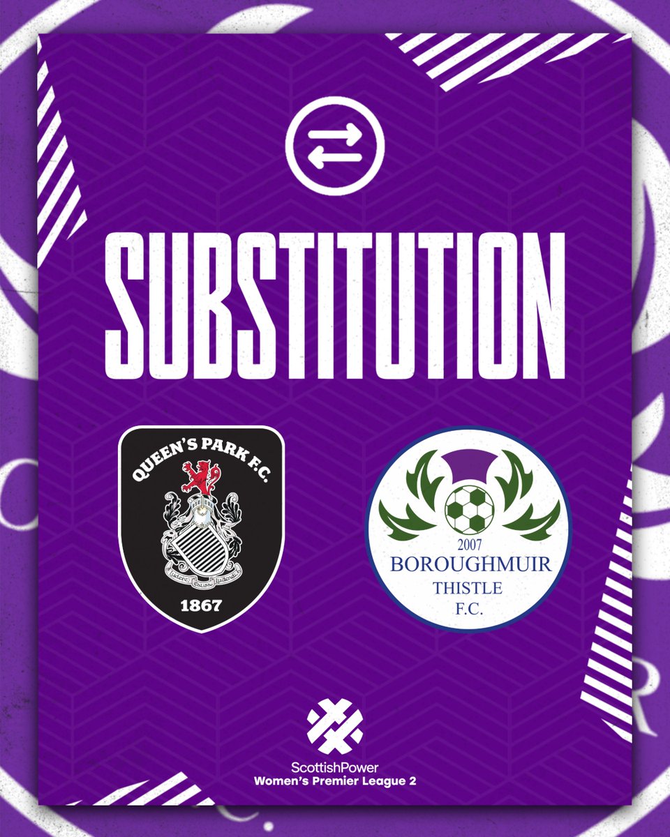 64' | After a (very) brief retirement, Becky Galbraith returns to action in Thistle purple as she comes on for Holly Aitchison!

🕷️ 0-1 🟣 | #ThistleLive