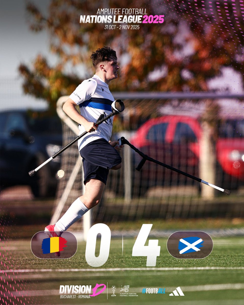 Scotland make it three from three! 🏴󠁧󠁢󠁳󠁣󠁴󠁿

#AmputeeFootball #AmpNationsLeague