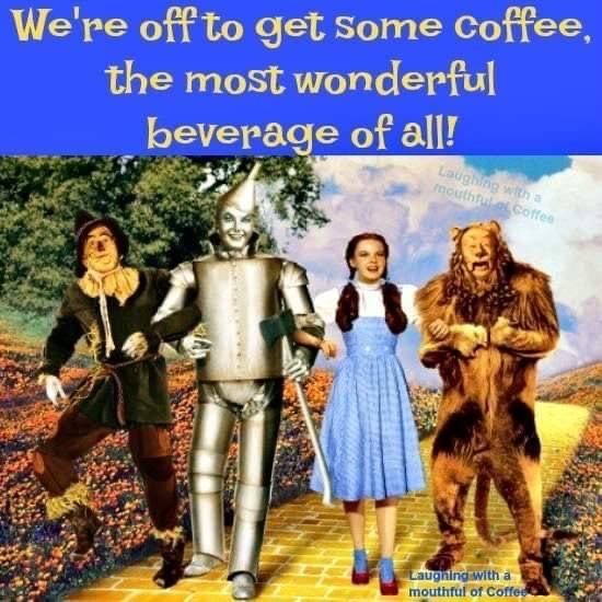 Good Morning Friends! Cheers to you! Cheers to coffee! Cheers to a new week &amp; I hope it's Oz-ewsome! ☕❤️