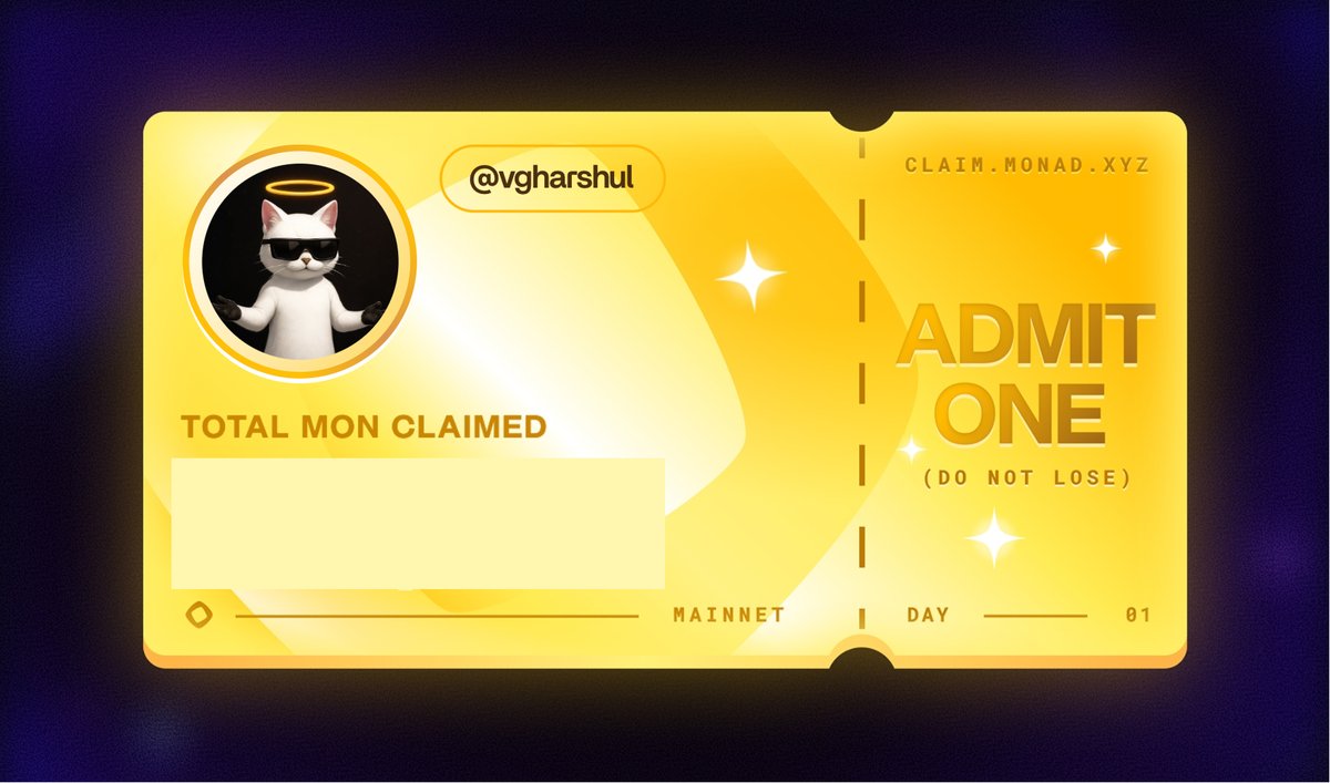 Monad sonar pre-sale for ticket holders? 

who says no?

Something for hopium lords:

&gt; Keone said community would be significant stakeholders
&gt; Airdrop allocation seems low - 4%&lt; 
&gt; Pre-market: people are probably speculating that
&gt; Ticket says "admit" it could be pre-sale