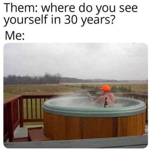 #IDontGoAroundInCircles unless I'm swimming in a circular hot tub.