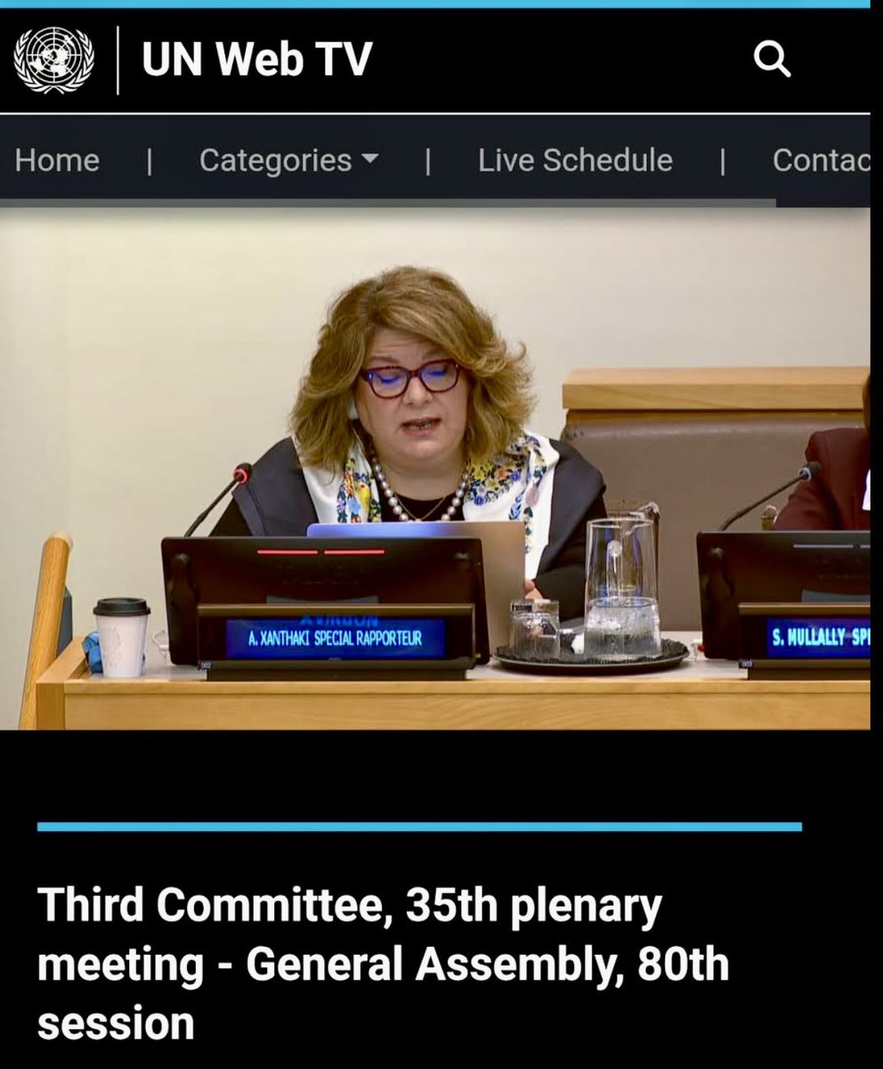 AlexXanthaki's tweet photo. My report on AI and creativity: 
- AI offers benefits BUT cannot substitute creativity
- human rights trump AI
- cultural rights approach:
  data sovereignty, opt in laws, accountability, measures 4 bias &amp; 4 marginalised owners
- NO BIG techs setting agendas-need 4accountability https://t.co/QnUC9BpGMA