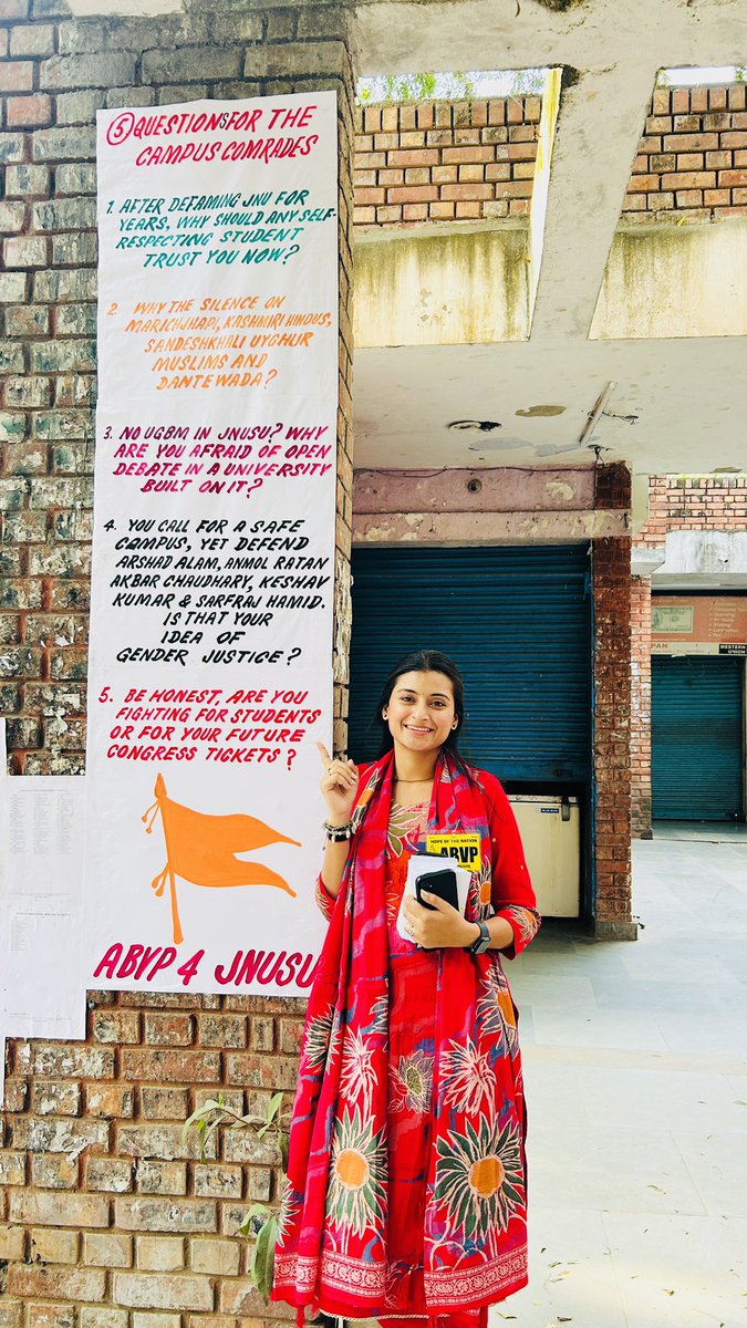Triptisaini19's tweet image. JNUSU 2025-26

#JNU #Delhi #Election2025