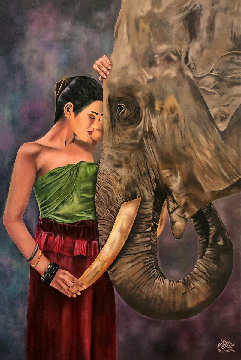 GM 💫

• Human-Animal bond on #foundation 
• Technique: Oil painting on Canvas
• price: 0.15 Eth 
• Description: AIT section 

🔻