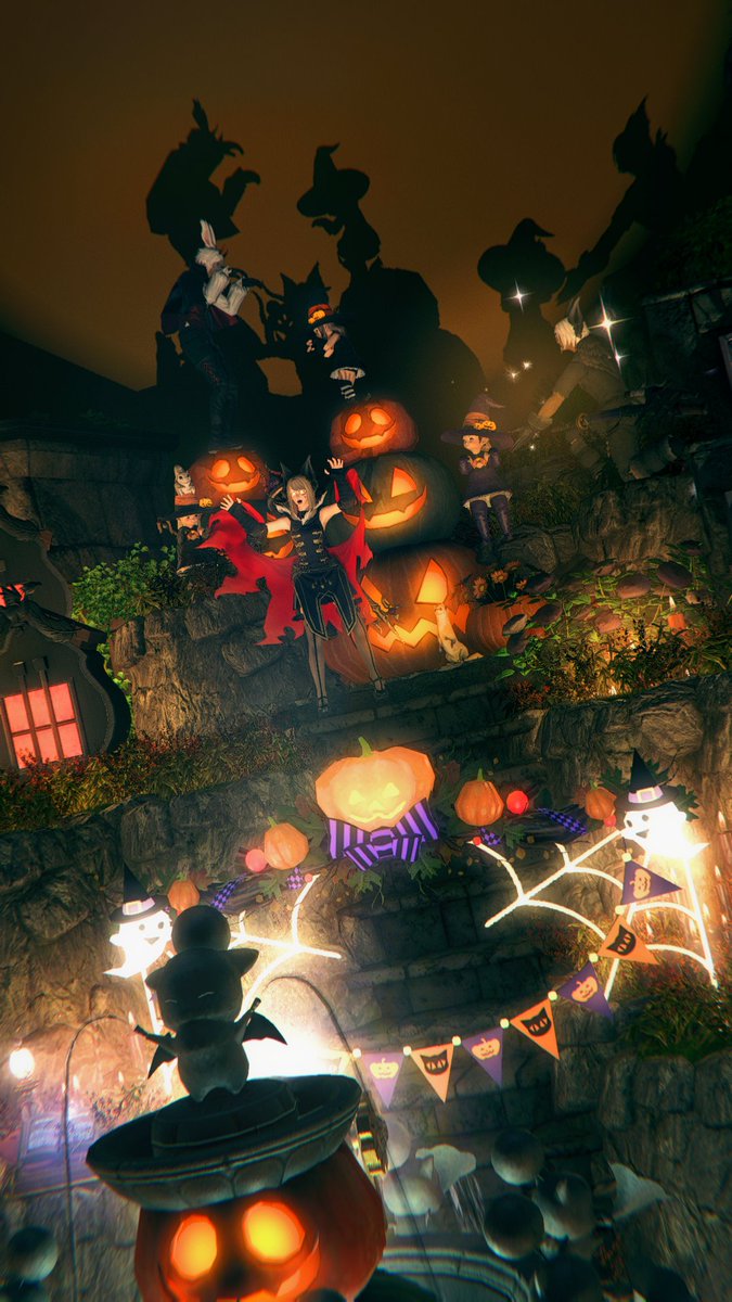 rabi_1228's tweet photo. みんなでお邪魔させていただきました🎃👻
©SQUARE ENIX
🏷️#NoraSieHousing #FF14 #FCFoxTail https://t.co/pQl0gCiee2