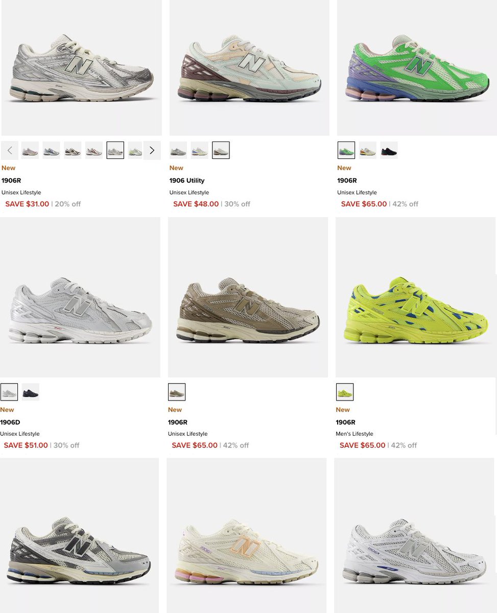 JustFreshKicks's tweet image. STEAL: New Balance 1906R for as low as $67.49 shipped at checkout

bit.ly/3JGuln6