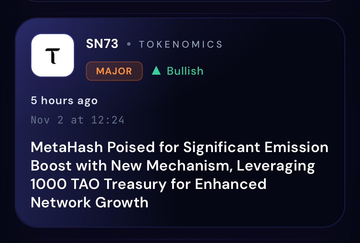 Pay attention to the subnets that may benefit from the new emission mechanism by design 

Not financial advice